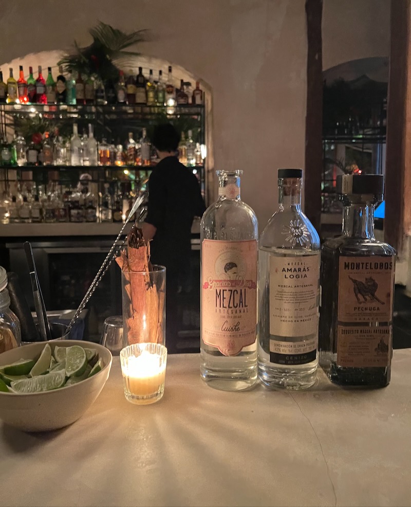 Mexican cocktails are often based on mezcal or tequila